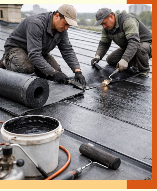 Гидроизоляция фальцевой кровли в Павлово от 7603 руб. под ключ | ТепломастерПвв