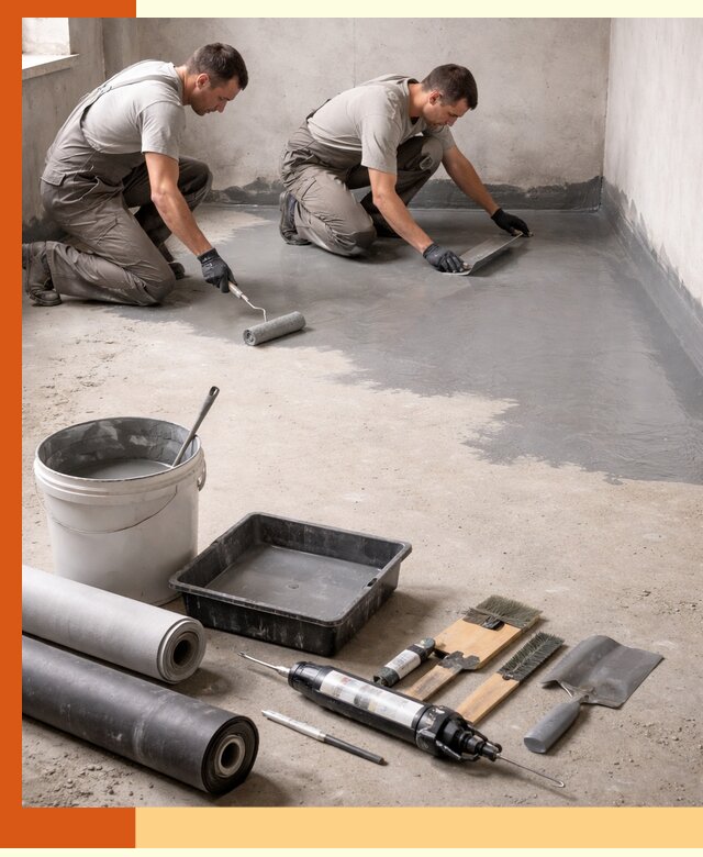 Гидроизоляция пола в Павлово — надежная защита от влаги и протечек