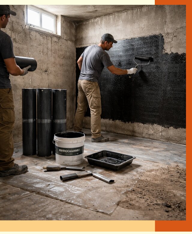 Гидроизоляция подвала в Павлово от 3548 руб. под ключ | Профессионально — ТепломастерПвв