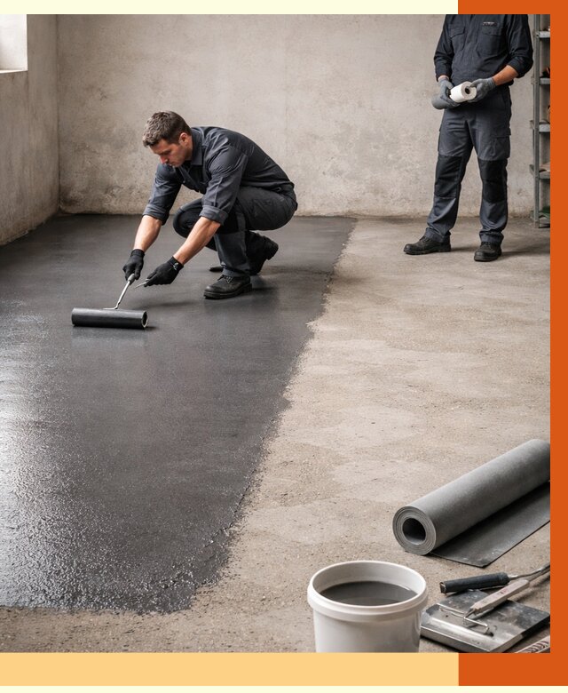 Гидроизоляция гаражного пола в Павлово от 3548 руб./м² — ТепломастерПвв профессионально