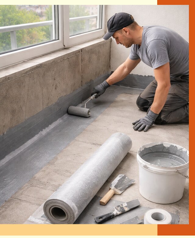 Профессиональная гидроизоляция балкона в Павлово от 4258 руб. | ТепломастерПвв