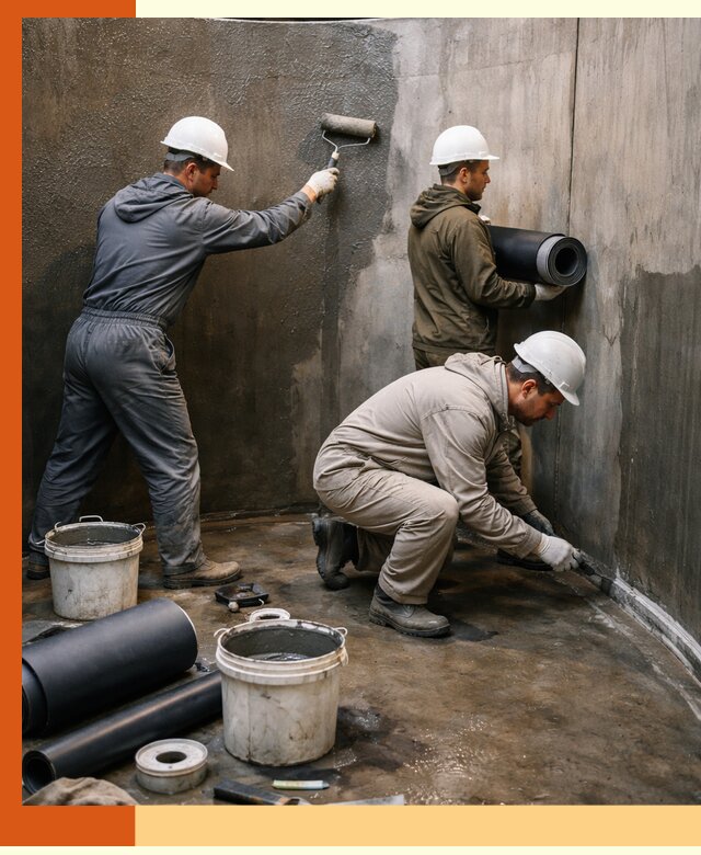 Гидроизоляция резервуара профессионально в Павлово