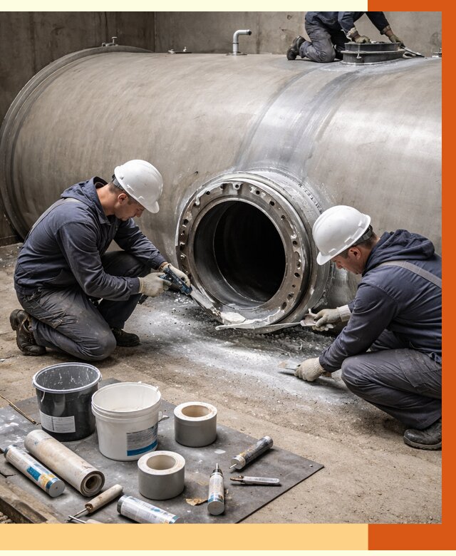 Гидроизоляция резервуара с топливом в Павлово от 76028 руб. под ключ | ТепломастерПвв