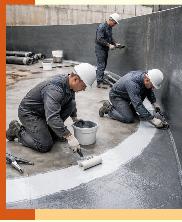 Гидроизоляция резервуара для топлива в Павлово