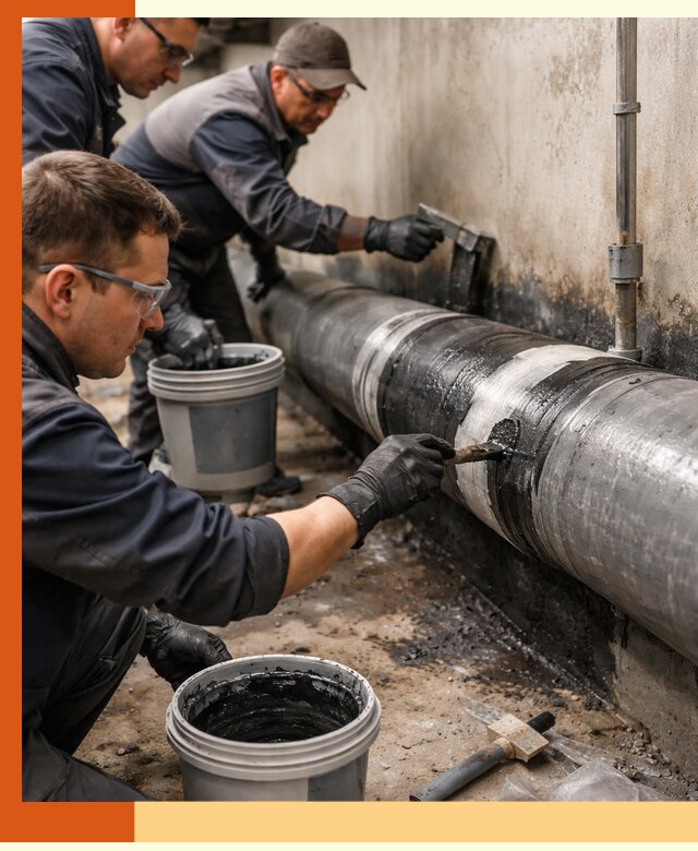 Гидроизоляция труб в Павлово — защита и герметизация коммуникаций