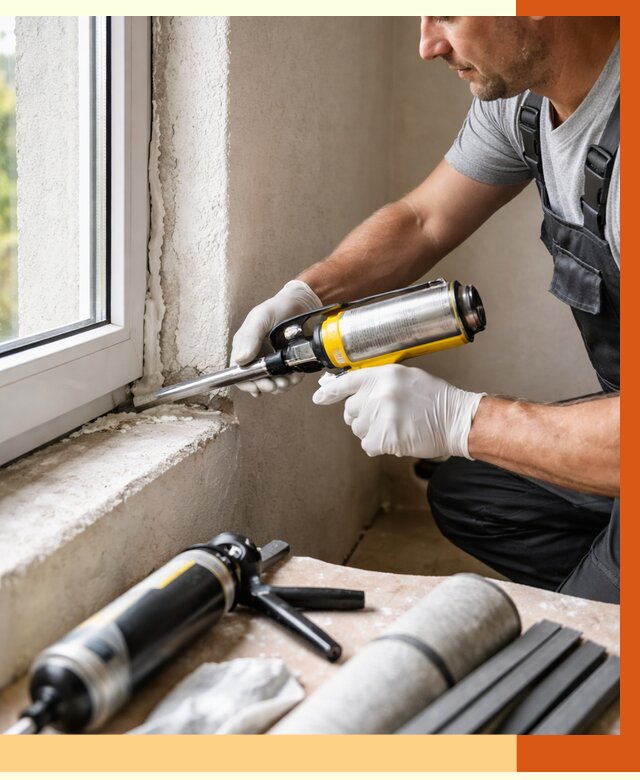 Герметизация стыков и примыканий в Павлово от 1216 руб. под ключ | ТепломастерПвв