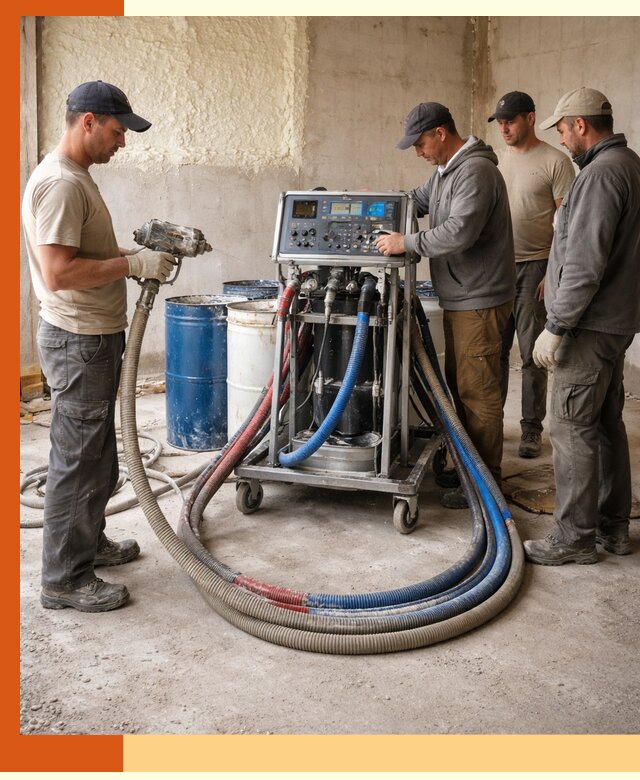 Аренда установки для напыления ППУ в Павлово на выгодных условиях